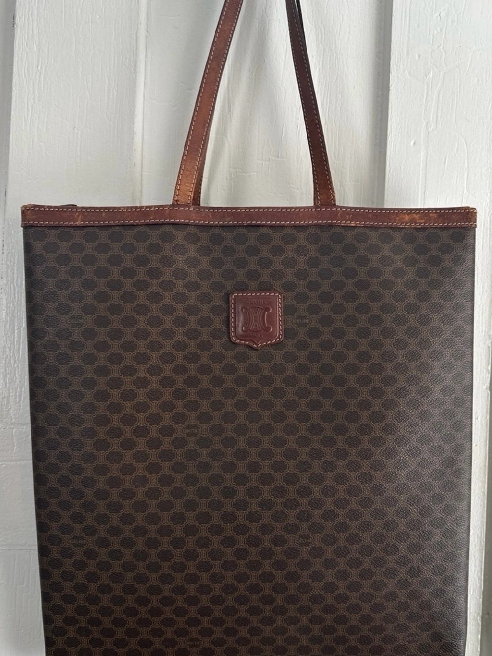 Vintage Celine Macadam tote bag